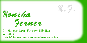 monika ferner business card